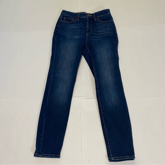 🍁Chico’s high rise skinny ankle blue jeans size 00R (US size 2R) - Picture 2 of 6